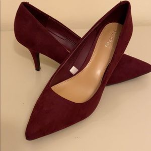 Maroon Kitten heels